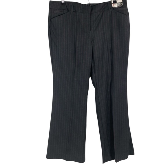 New York & Company Pants - New York & Company Womens Dress Pants Size 16 Petite Flare Leg Bluish Gray